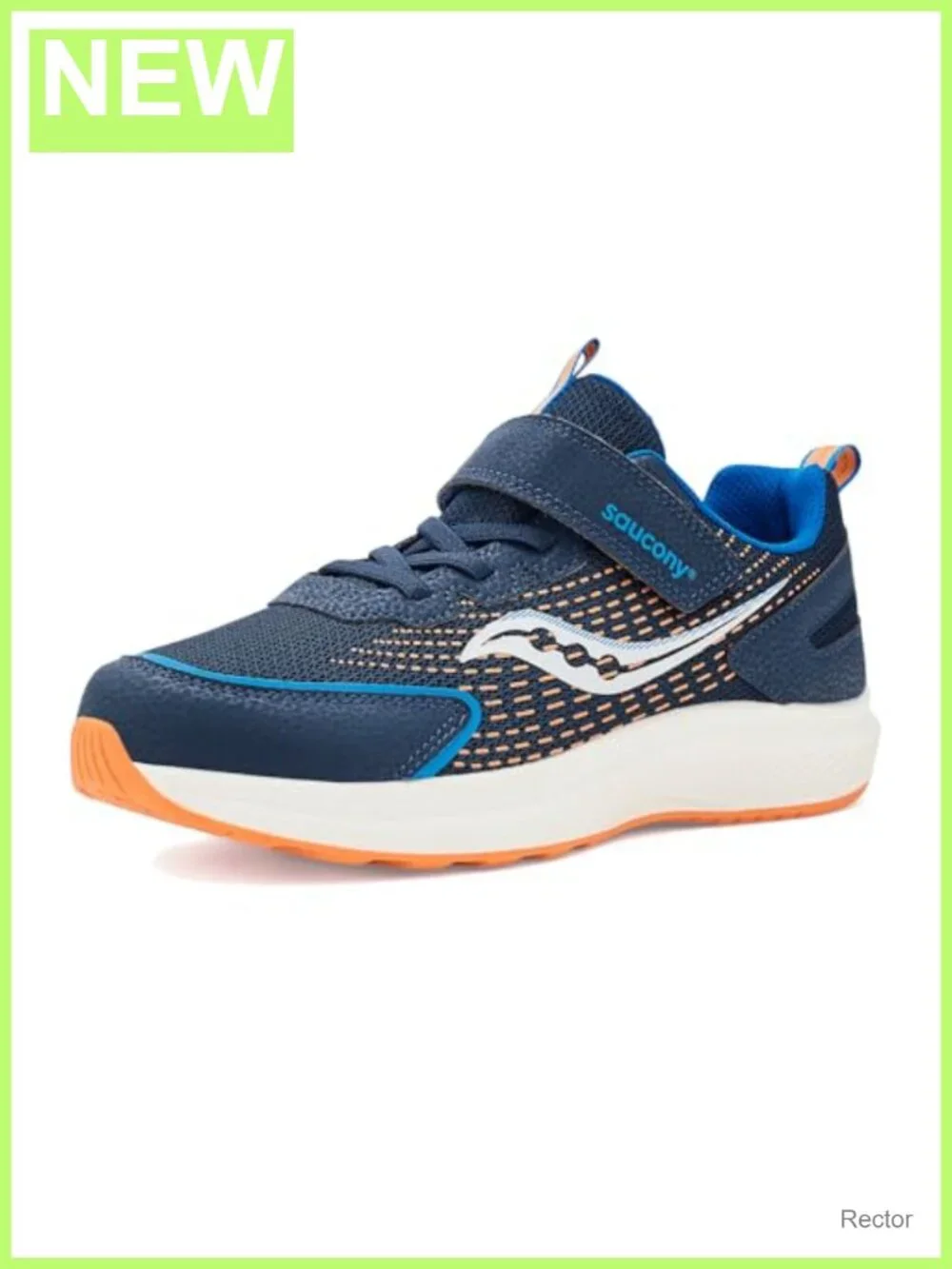 Kids Athletic Running Sneakers Breathable Mesh Hook and Loop